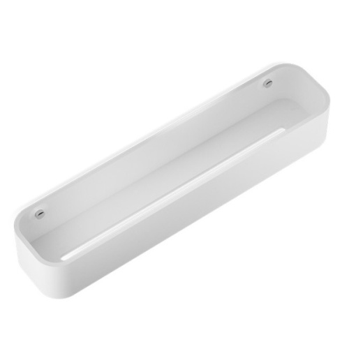 Полочка для ванной Decor Walther Stone белая/хром - фото 1