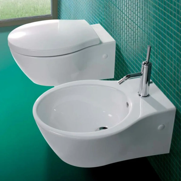 Биде подвесное Hatria Nido YXNI01 35х55 см, белые - фото 5