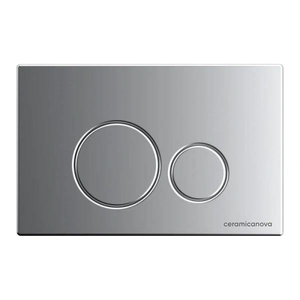 Клавиша смыва Ceramica Nova хром матовый - фото 1