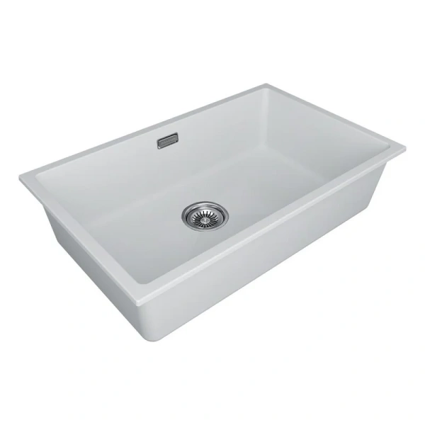 Мойка для кухни Paulmark Lumi 74 см белая матовая - фото 3