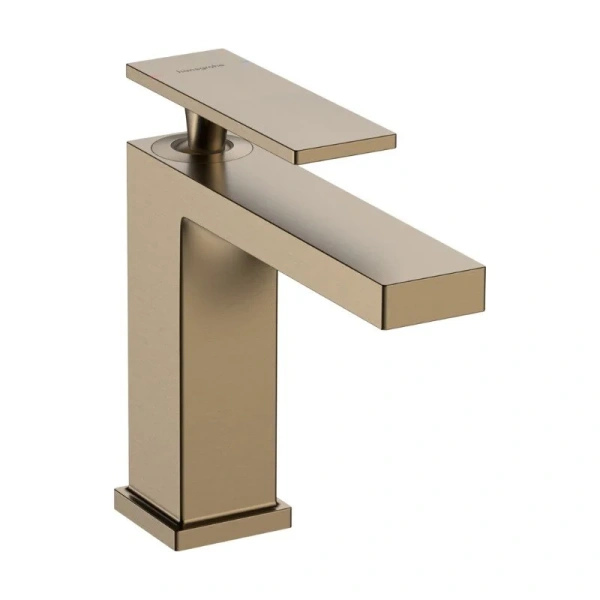 Смеситель для раковины Hansgrohe Tecturis E шлифованная бронза - фото 1