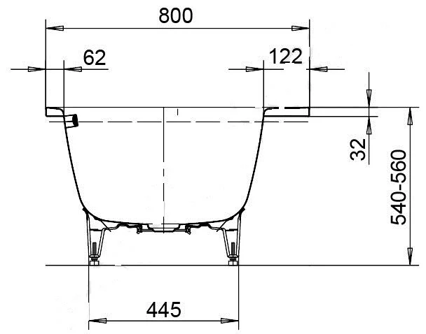 Ванна с водоотталкивающим и противоскользящим покрытием antislip Kaldewei Avantgarde index_1 - фото 5