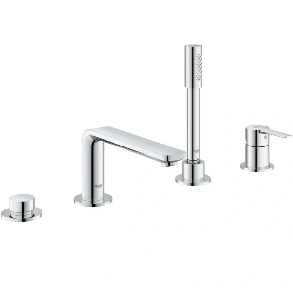 Смеситель для ванны GROHE Lineare New на 4 отверстия с душевым гарнитуром - фото 1