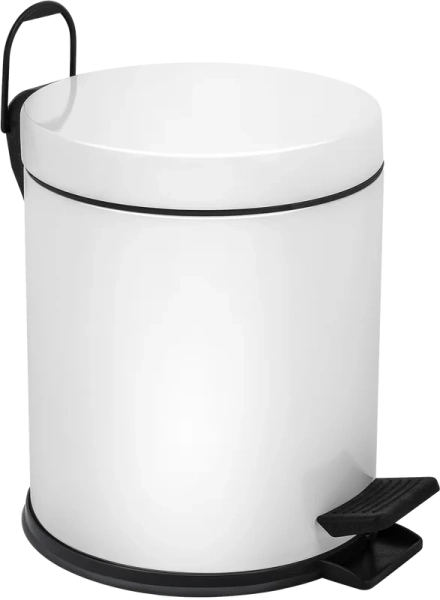 Мусорное ведро Berges белое - фото 1