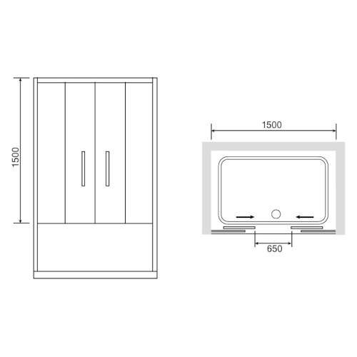 Шторка для ванны RGW Screens RGW SC-61 150 01116115 - фото 3