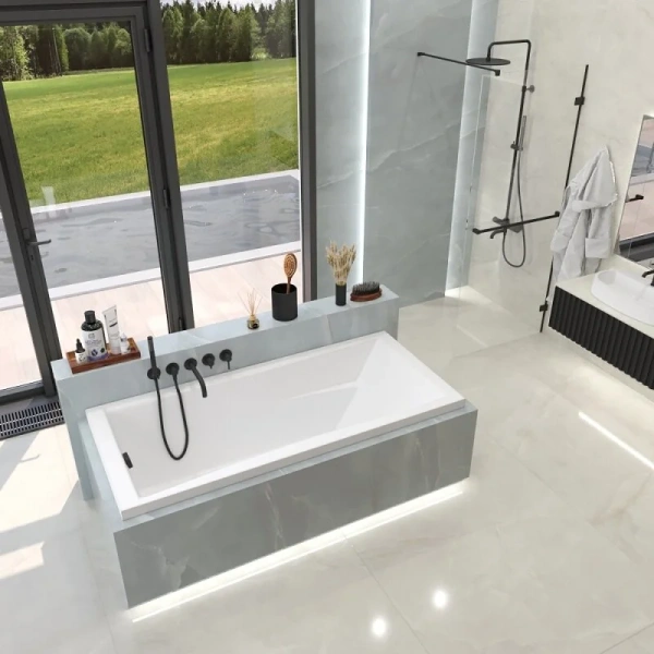 Ванна акриловая Whitecross Palace 0104.180080.100, 180 x 80 см, цвет белый, прямоугольные - фото 5