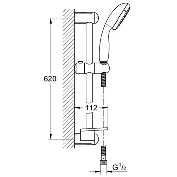 Комплект смесителей с душем Grohe Eurosmart 124422 - фото 2