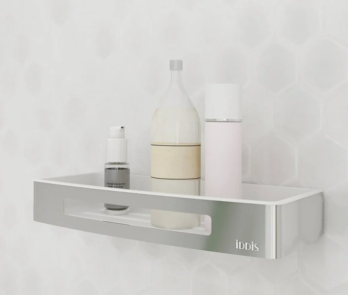 Полочка для ванной IDDIS хром, хром - фото 3