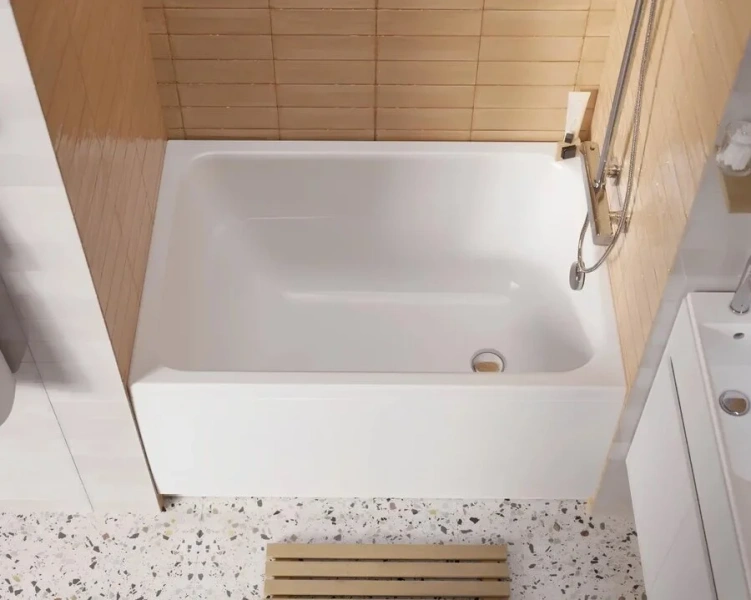 Ванна акриловая 1Marka Lett 01лет1070, 100 x 70 см, белый - фото 4