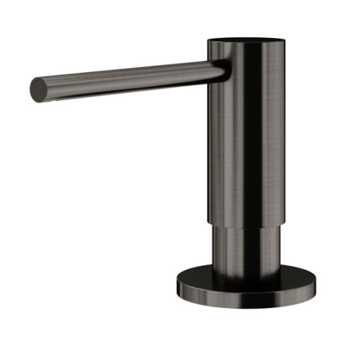 Дозатор Sancos встраиваемый вороненая сталь - фото 1