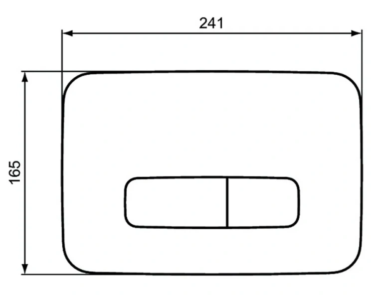 Клавиша смыва Ideal Standard Prosys Oleas пневматическая, хром, нет в наличии - фото 2