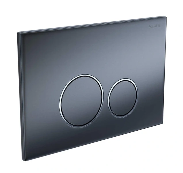 Клавиша смыва Акватек Pneumo S оружейная сталь матовая - фото 3