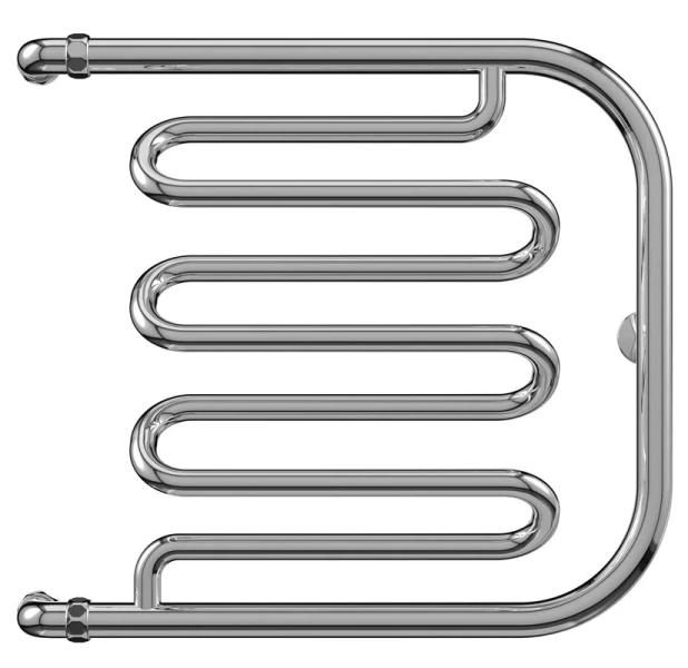 Полотенцесушитель водяной Terminus Фокстрот-Лиана 600x600 хром - фото 1