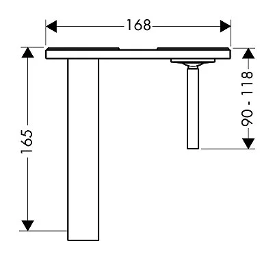 Смеситель для раковины Axor Citterio с тонкой рукояткой, современные, hi-tech - фото 3