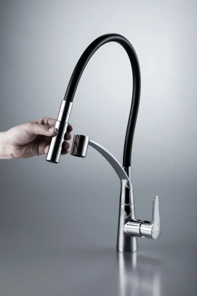 Смеситель для кухни Bravat с гибким изливом - фото 3