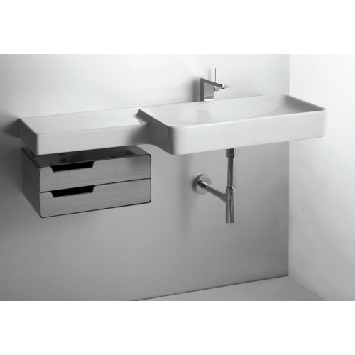 Раковина со столешницей, цвет белый, Simas Flow FL 03 BI SX index_1 - фото 4