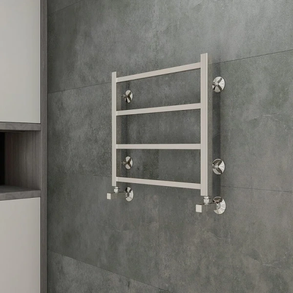 Полотенцесушитель водяной Terminus Ватикан П4 500х500 хром - фото 3