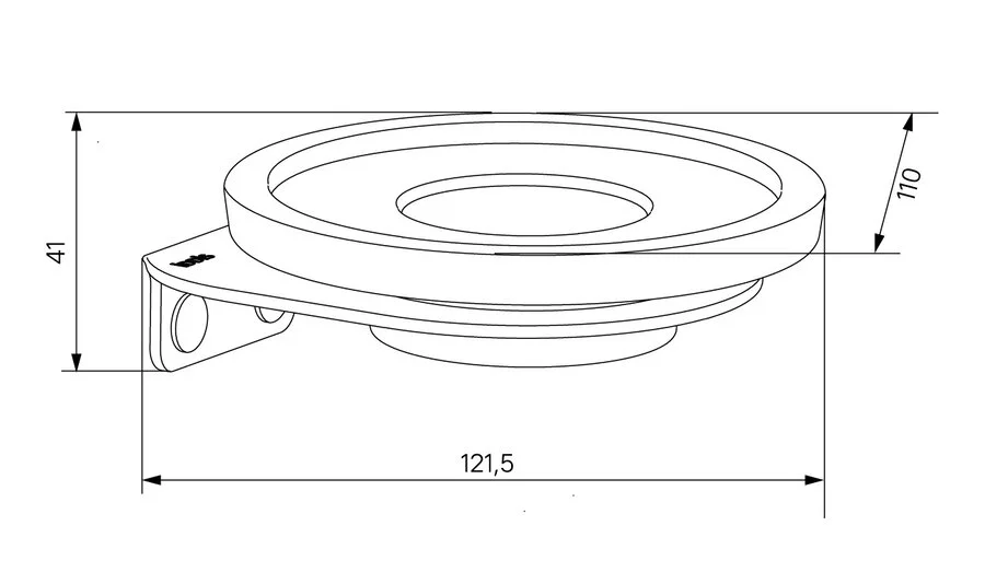 Мыльница IDDIS Noa белый матовый, современные, hi-tech - фото 2
