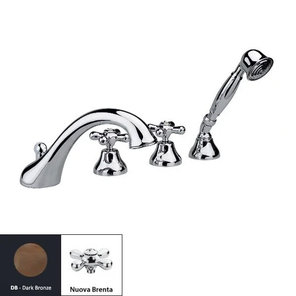 Смеситель для ванны, тёмная бронза, Nicolazzi Nuova Brenta - фото 3