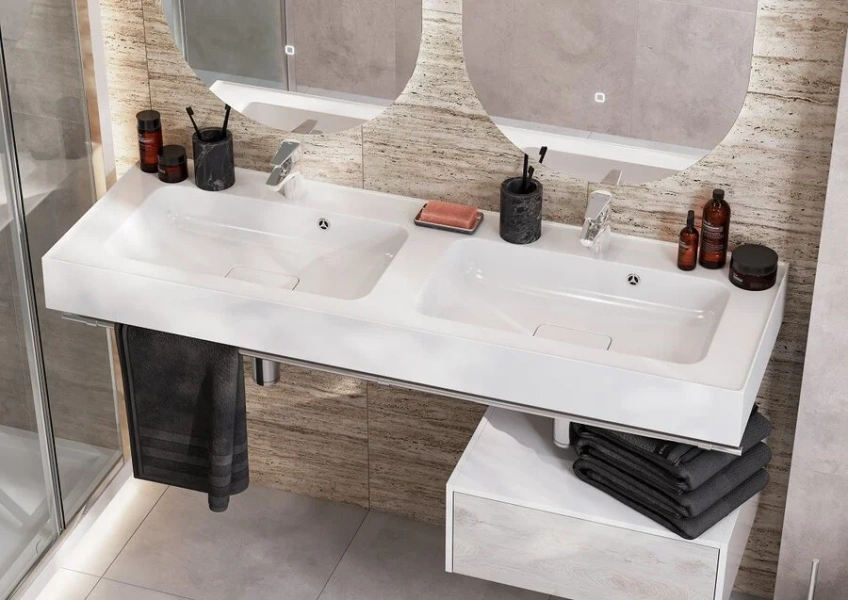 Раковина Акватон Ричмонд 1A70573KRD010 150 см прямоугольная - фото 3