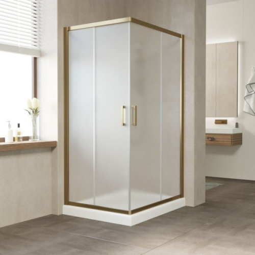 Душевой уголок Vegas-glass ZA-F 110х100, прозрачные, рифленые, матовые, узорчатые, тонированные - фото 7