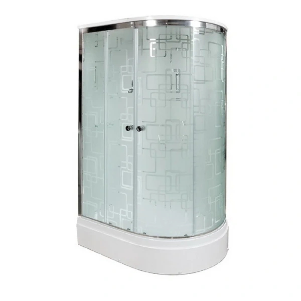 Душевая кабина Deto EM 120x80 см правая, со средним поддоном - фото 3