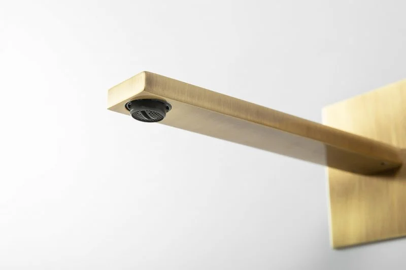 Смеситель для раковины Cezares Unika встраиваемый, бронза, прямоугольная форма - фото 5