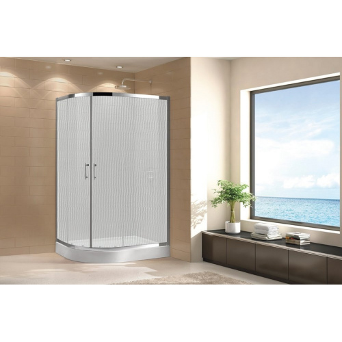 Душевой уголок Cezares Eco 100x80 см стекло рифленое - фото 2