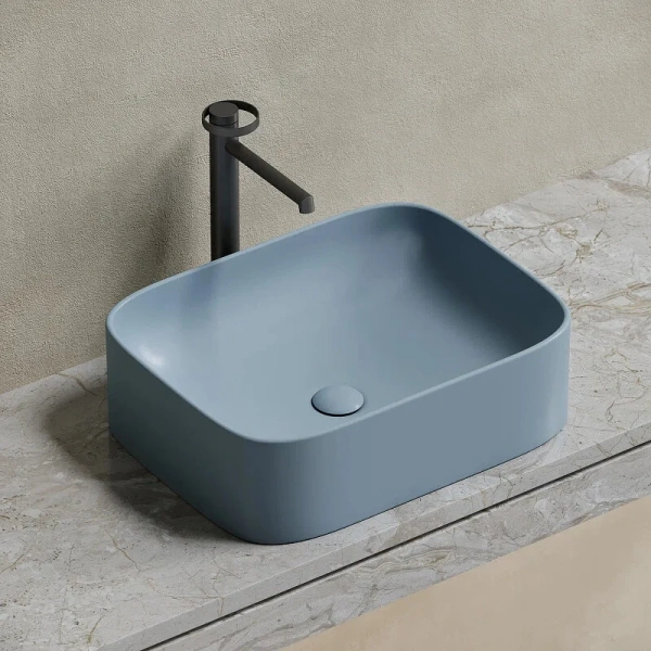 Раковина Ceramica Nova Element 50 см серо-голубая, одинарные - фото 8