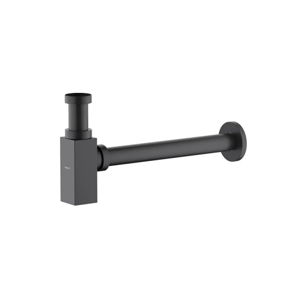 Сифон для раковины Акватек черный матовый - фото 1