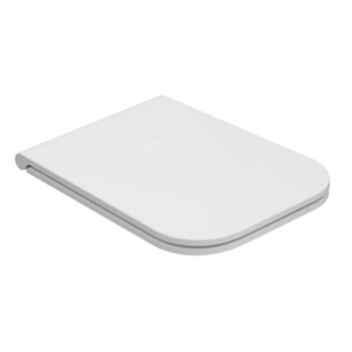 Крышка-сиденье с микролифтом Globo Stone серое/хром - фото 3