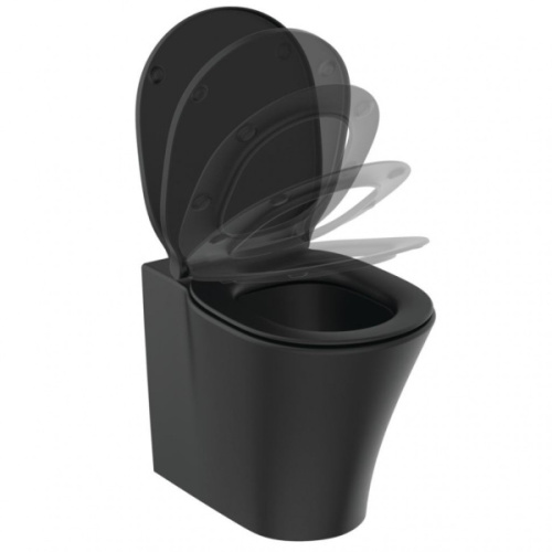 Унитаз напольный Ideal Standard Connect Air черный, приставные, встраиваемые - фото 2