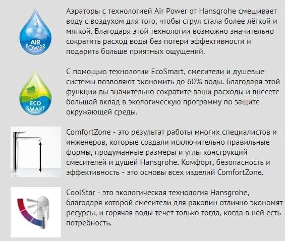 Смеситель для раковины Hansgrohe Talis E без донного клапана - фото 3