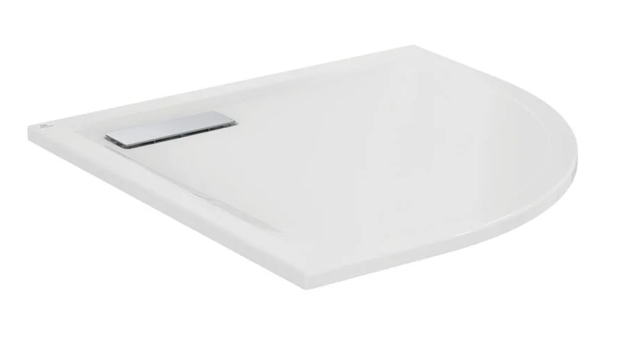 Душевой поддон Ideal Standard Ultraflat New 80x80 см белый матовый, полукруглые, четверть круга - фото 3