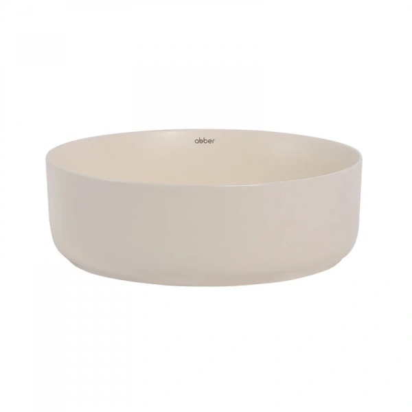 Раковина Abber Bequem 36 см светло-бежевая матовая, накладные (на столешницу), пристенные - фото 3