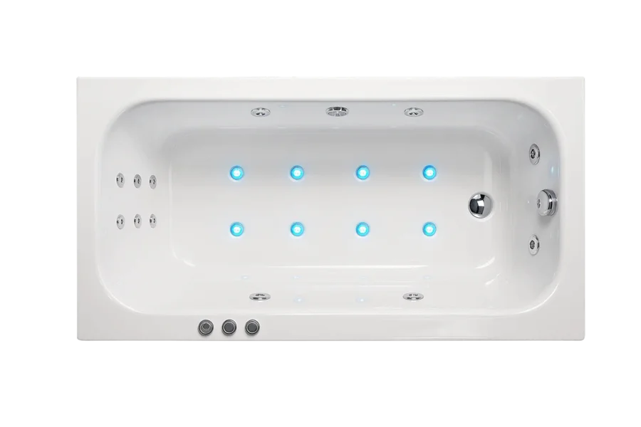 Ванна гидромассажная Royal Bath Accord De Luxe RB627100DL, 180 x 90 см, белая - фото 1