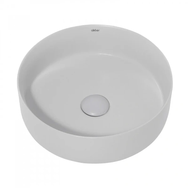 Раковина Abber Bequem 36 см светло-серая матовая, накладные (на столешницу), пристенные - фото 3