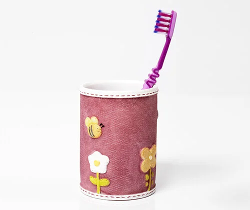 Стакан для ванной WasserKRAFT Ammer Цветок - фото 4