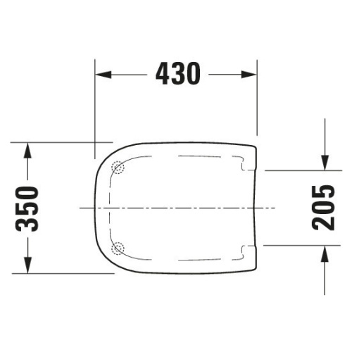 Крышка-сиденье Duravit D-Code белая - фото 4