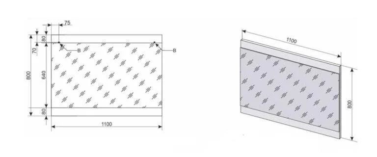 Зеркало Style Line Даллас 110 см белое, по запросу - фото 2