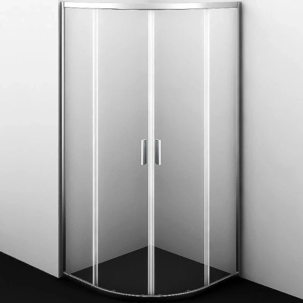 Душевой уголок WasserKRAFT Main 100х100 см профиль хром - фото 1