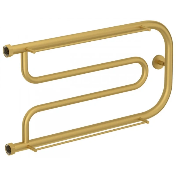 Полотенцесушитель водяной Сунержа Гусли 65х32 см золото матовое - фото 1
