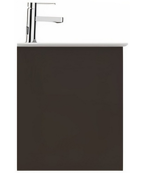 Тумба под раковину подвесная Ideal Standard Connect Air 80 см темно-коричневый матовый, белый матовый, нет в наличии - фото 2