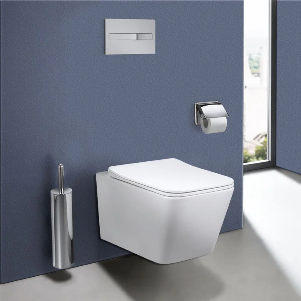 Унитаз подвесной Vincea Q-Line белый, прямоугольной формы - фото 9