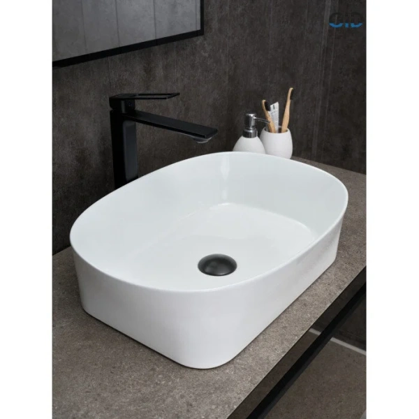 Раковина GID Creativo N9028 53 см белая - фото 4