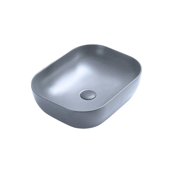 Раковина Vincea 50 см керамическая, океан матовый - фото 1