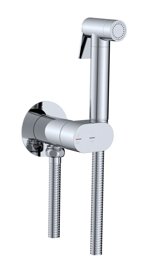 Гигиенический душ со смесителем RGW Shower Panels SP-213Gr серый Brush - фото 3