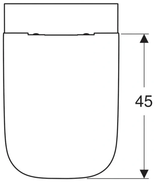 Унитаз подвесной Geberit Smyle Square с сиденьем микролифт index_1 - фото 10