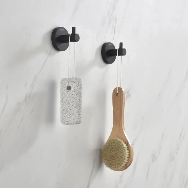 Крючок для ванной Акватек Европа черный матовый - фото 4