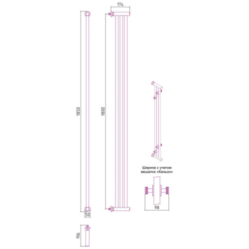 Схема, для систем горячего водоснабжения, для систем отопления, с нижним подключением - фото 5